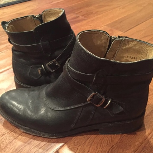 Frye Shoes - Frye Jayden Moto cross strap Moto boot